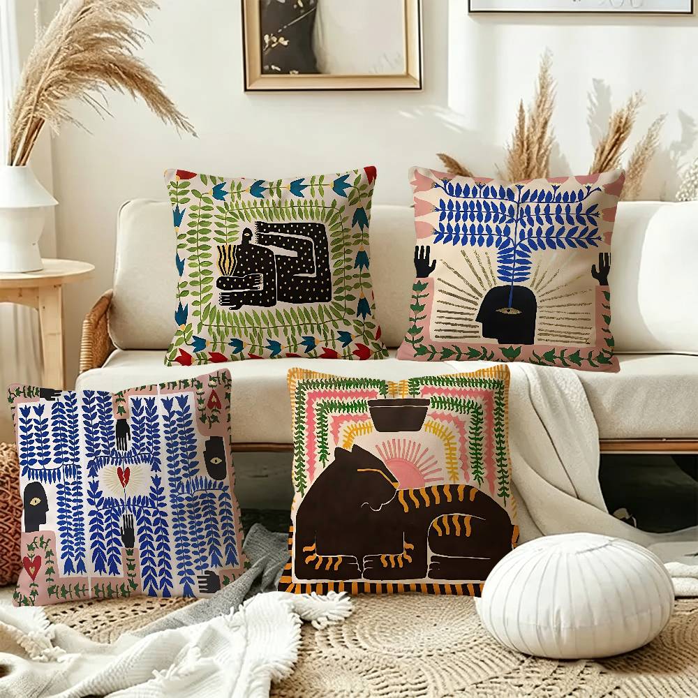 Home Textiles Egypt - Ancient Egypt Tiger Leopard Lucky Dragon