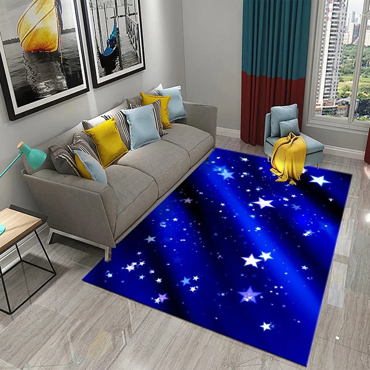 Star Carpet Space Galaxy Area  - Galaxy Home Textiles review and price