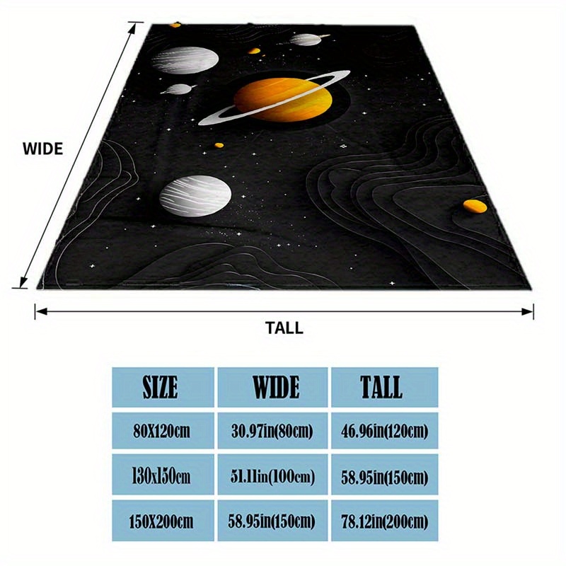 Space Planet Flannel Throw Bla - Galaxy Home Textiles review and price