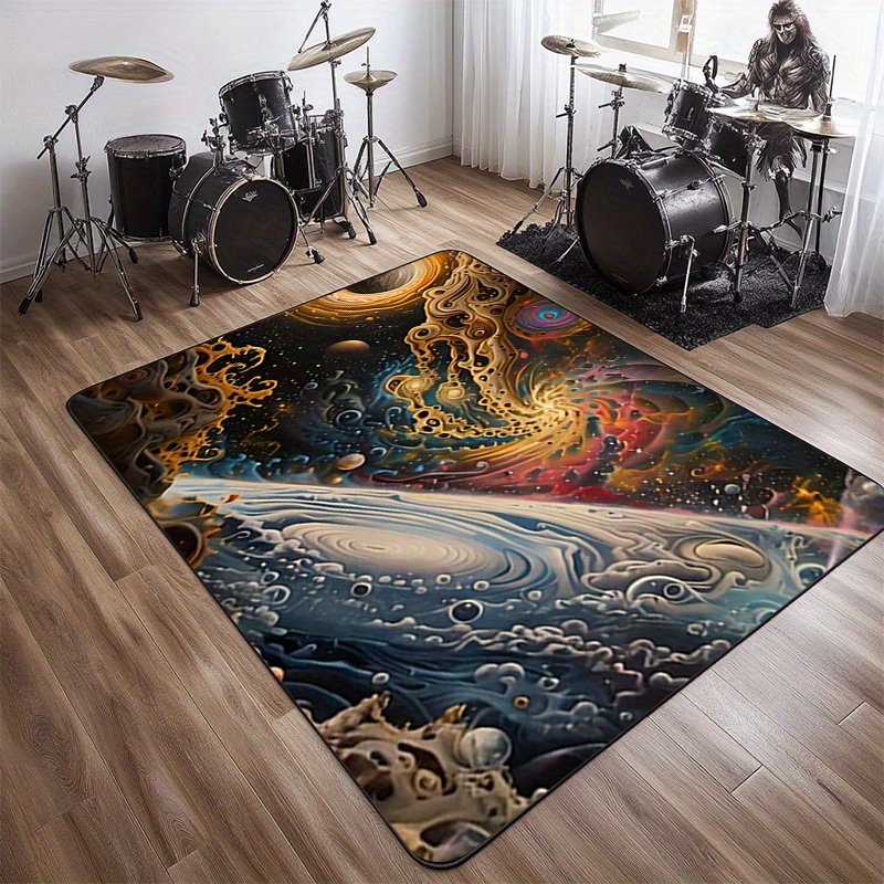 Cosmic Space Pattern Non-Slip  - Galaxy Home Textiles review and price