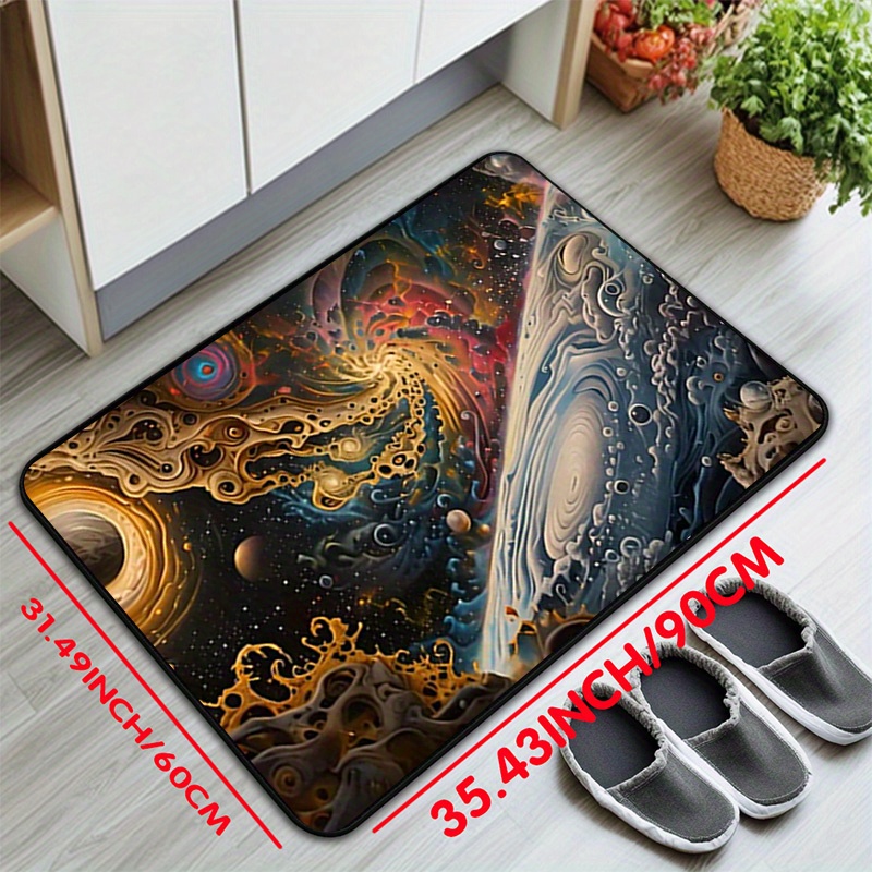 Cosmic Space Pattern Non-Slip  - Galaxy Home Textiles review and price