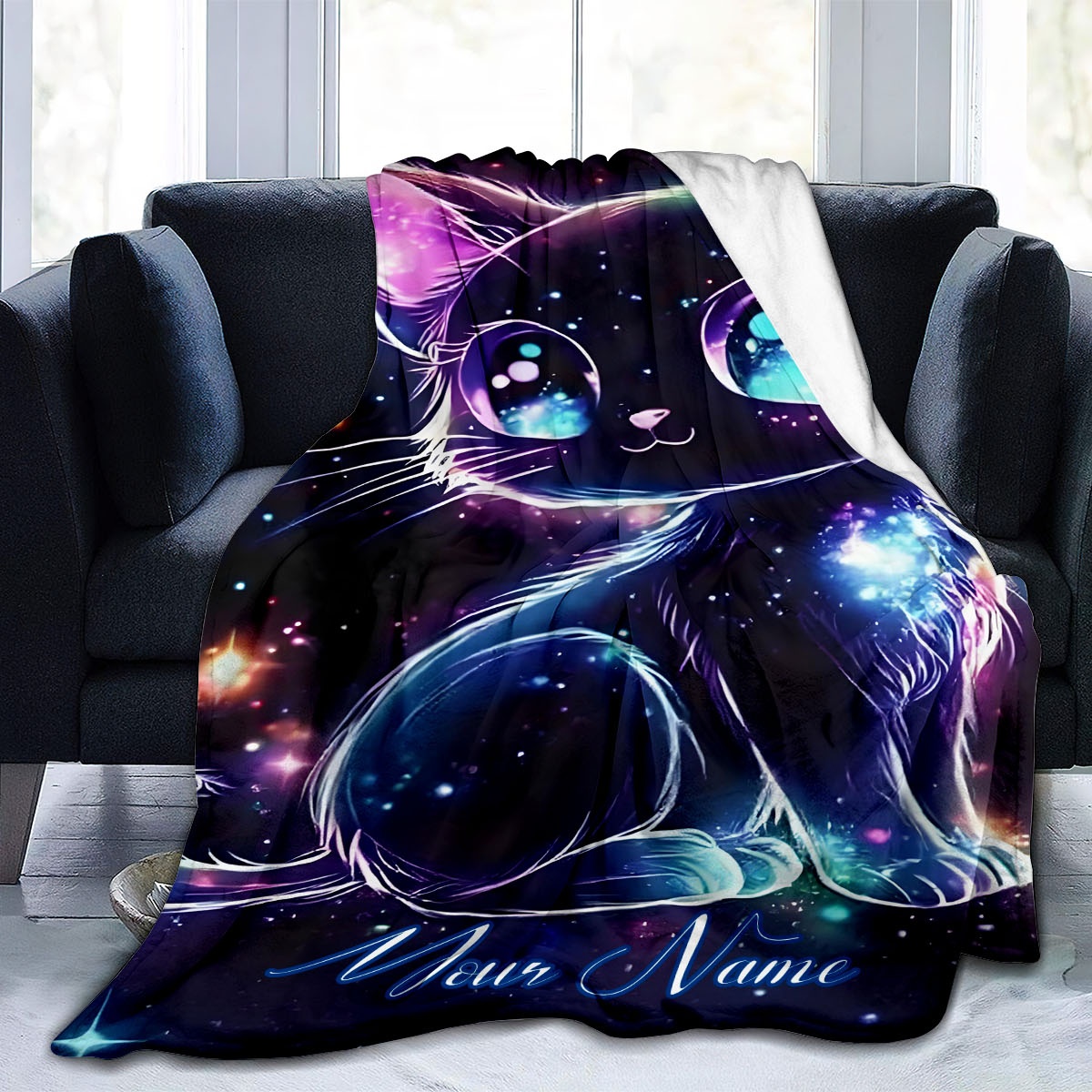 Customizable Name Galaxy Cat P - Galaxy Home Textiles review and price