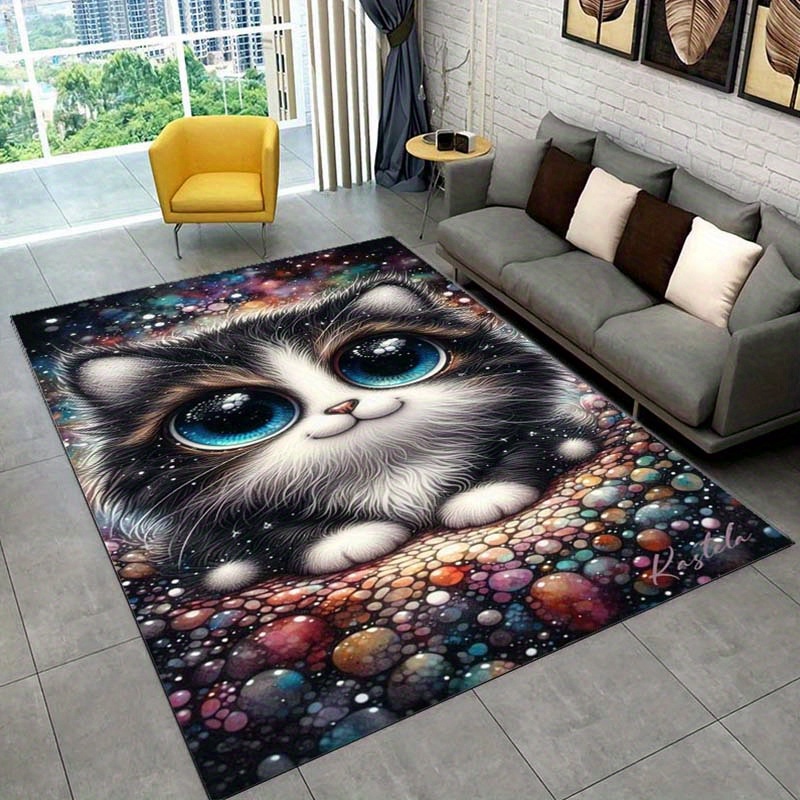 Galaxy Cat Rug for Cozy Bedroo - Galaxy Home Textiles review and price