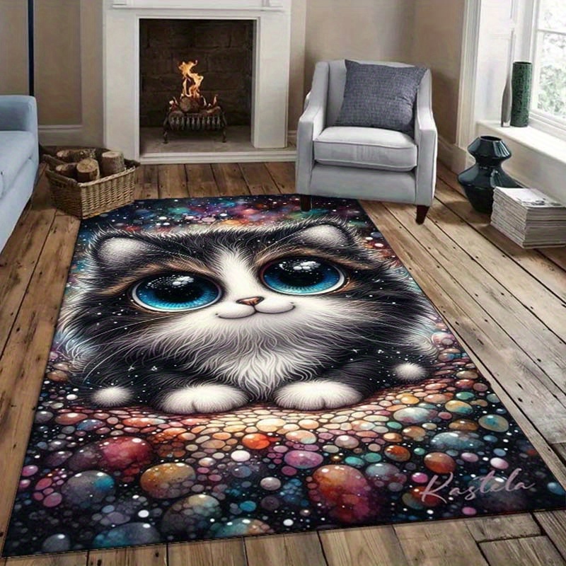 Galaxy Cat Rug for Cozy Bedroo - Galaxy Home Textiles review and price
