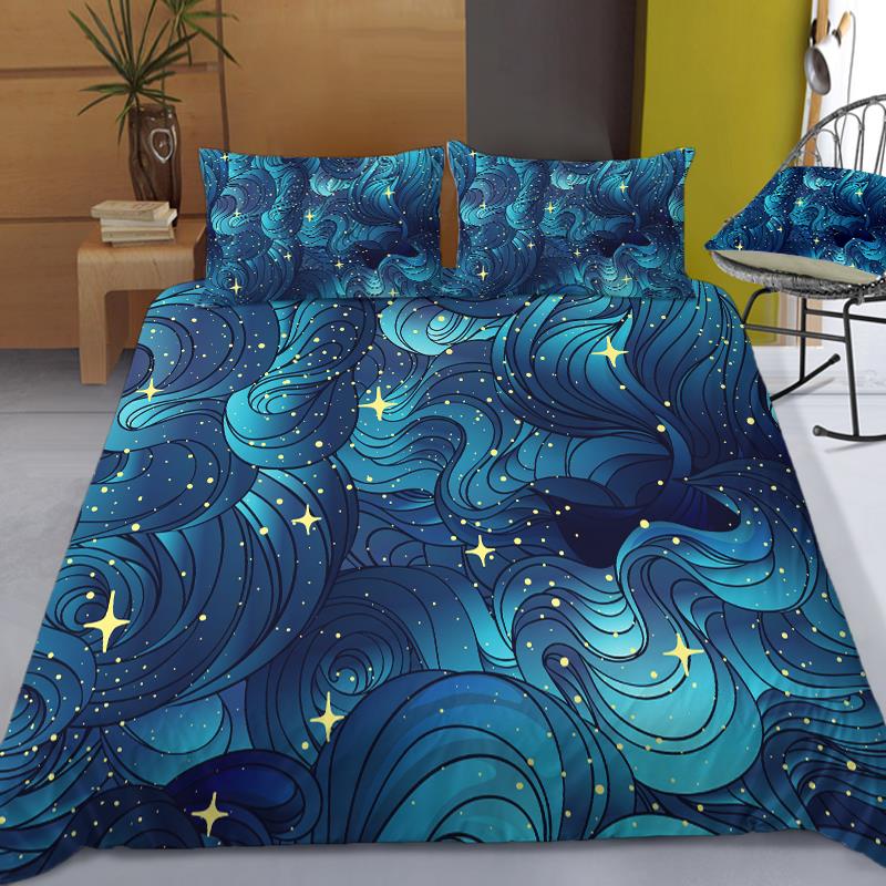 Stars Bedding Set Night Sky Ki - Galaxy Home Textiles review and price