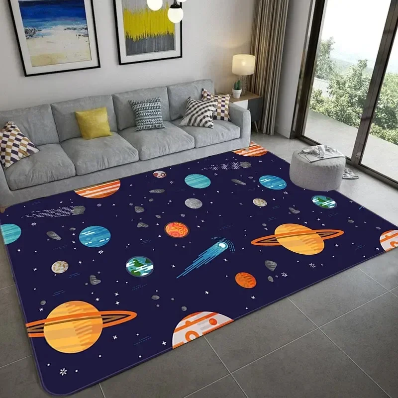 Cartoon Space Astronaut Carpet - Galaxy Home Textiles review and price