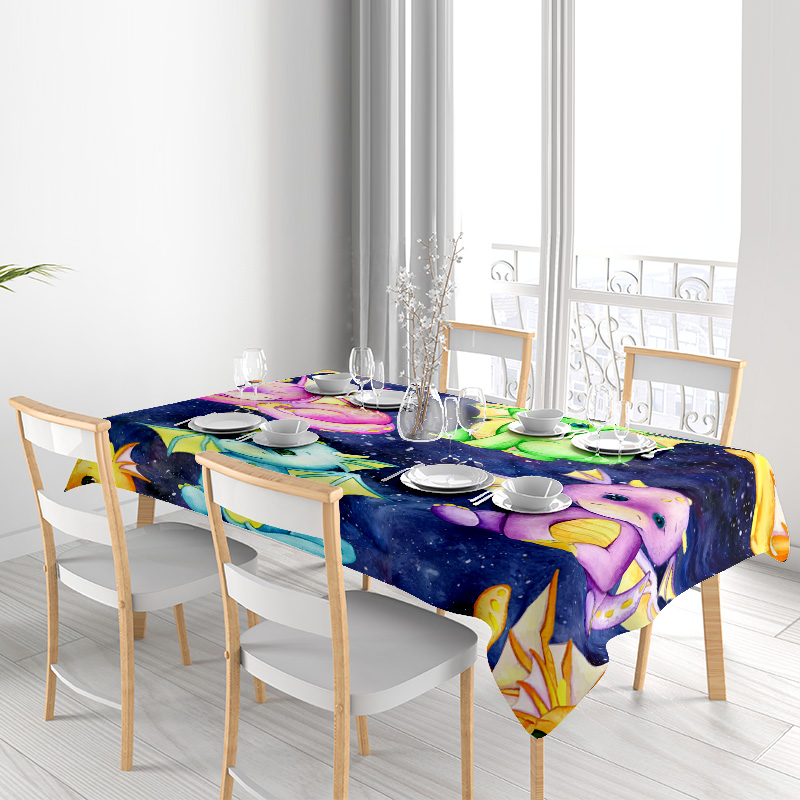 Vibrant Galaxy Unicorn Tablecl - Galaxy Home Textiles review and price