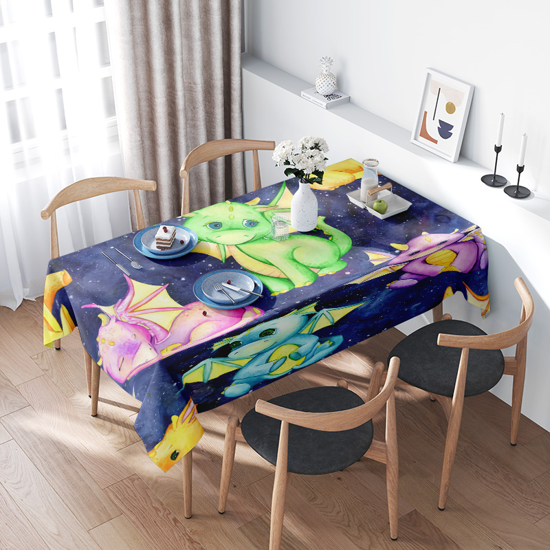 Vibrant Galaxy Unicorn Tablecl - Galaxy Home Textiles review and price