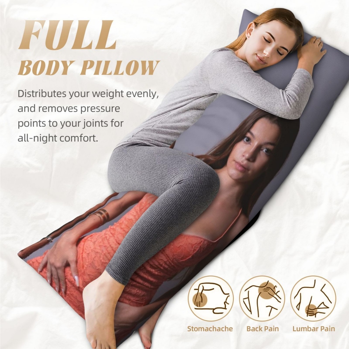 1 Custom Photo Body Pillowcase - Home Textiles Photos review and price